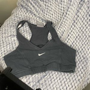 Black sports bra